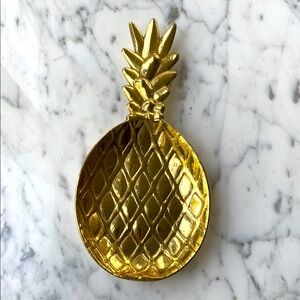 Brass • Vintage • Pineapple Decorative Tray